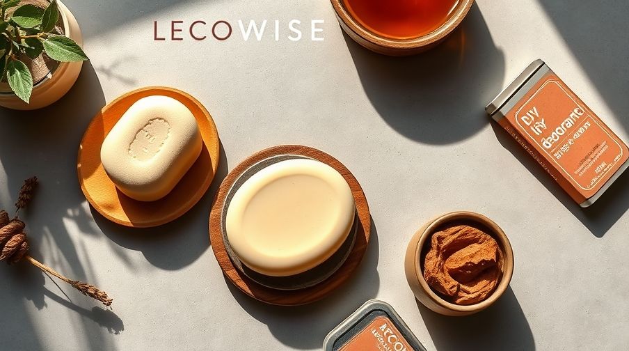 A gallery of finished zero waste beauty products.